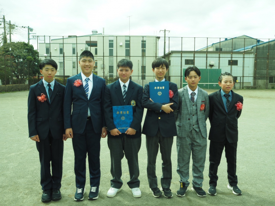 3/19　第49期の選手の皆さん、ご卒業おめでとうございます